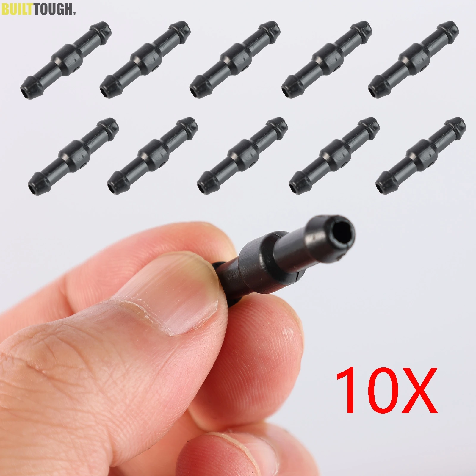 10X 4MM Connectors For VW Transporter Golf Polo Tiguan Passat T-Roc T-Cross up! Windscreen Washer Pipe Repair Fix Connector