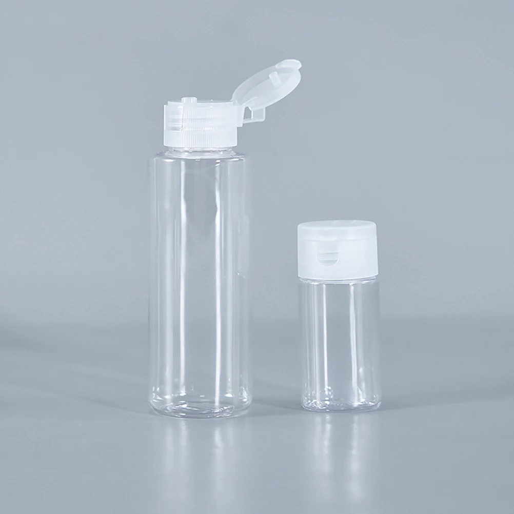 12 قطعة زجاجة الوجه العلوي خفيفة الوزن المحمولة إعادة الملء حاوية السفر لتعقيم هلام الكحول غسول مستحلب التعبئة والتغليف الفرعية #1