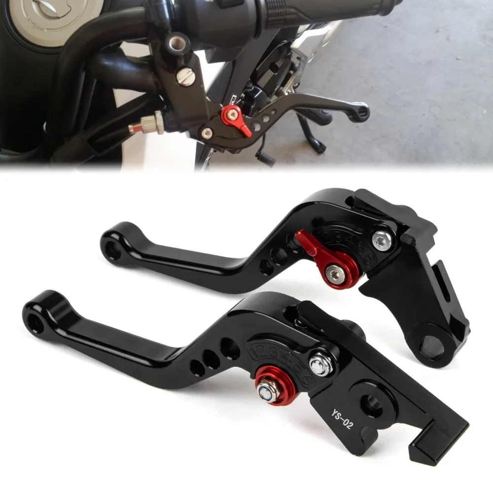 

Motorcycle Adjustable Short Brake Clutch Levers for Honda Grom MSX 125 2014-2024 for Honda Monkey 125 2019-2021