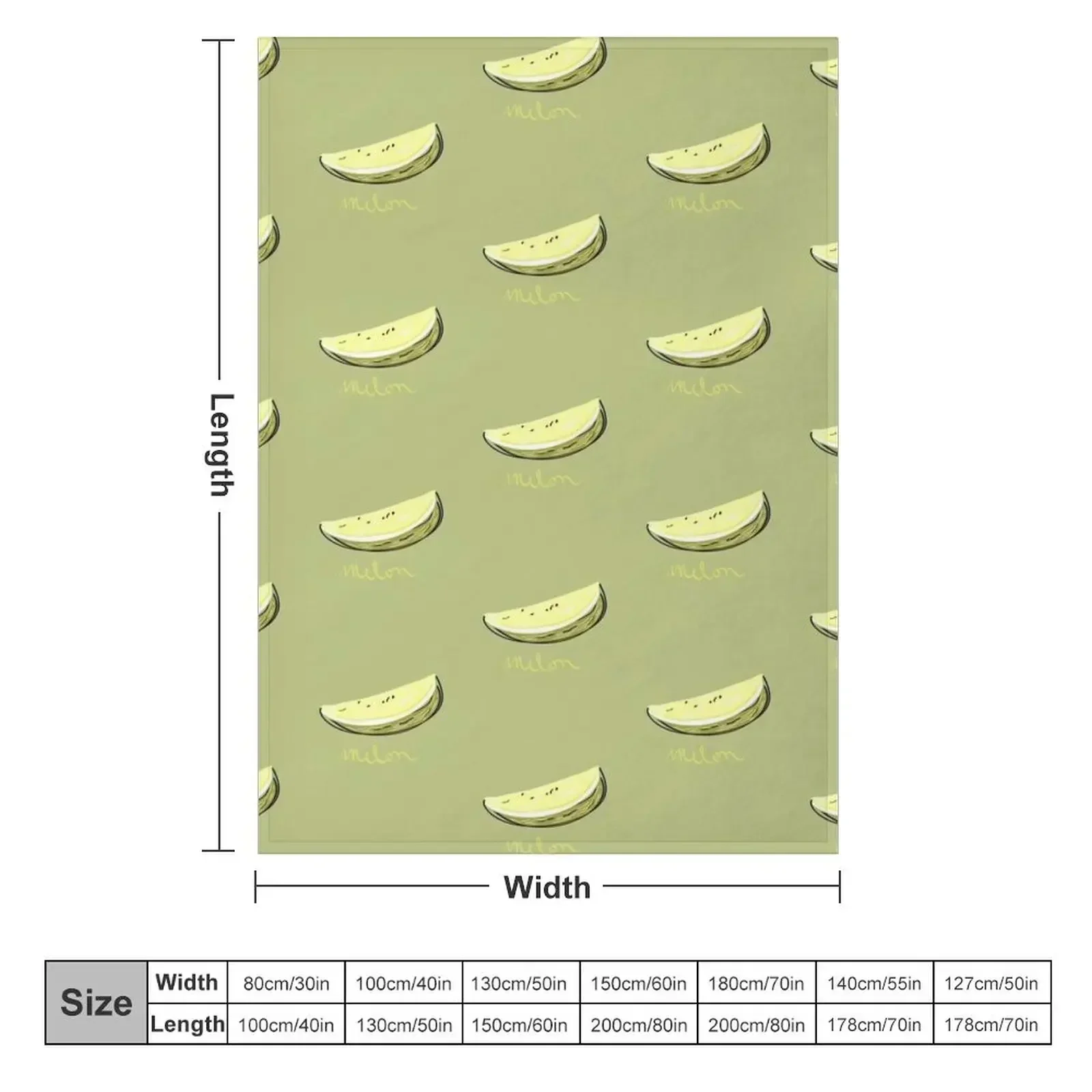 Fun melon Throw Blanket Luxury St Decorative Sofa Luxury Beautifuls Blankets