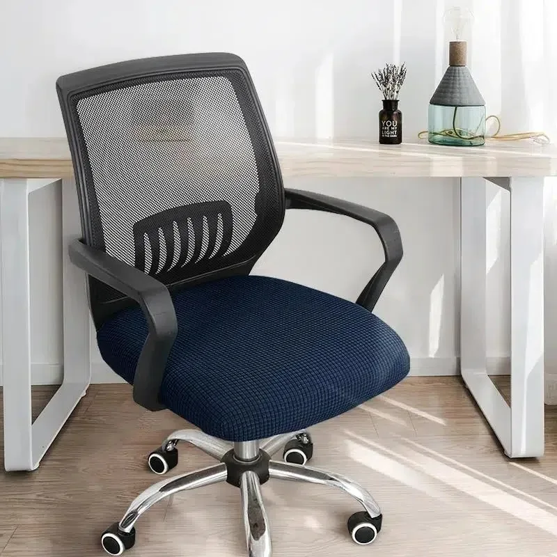 1pc Jacquard Solid Colour Gaming Stuhl bezug Universal verdickte elastische rutsch feste Bürostuhl bezug Spandex Split Stuhl bezug – Detail 8