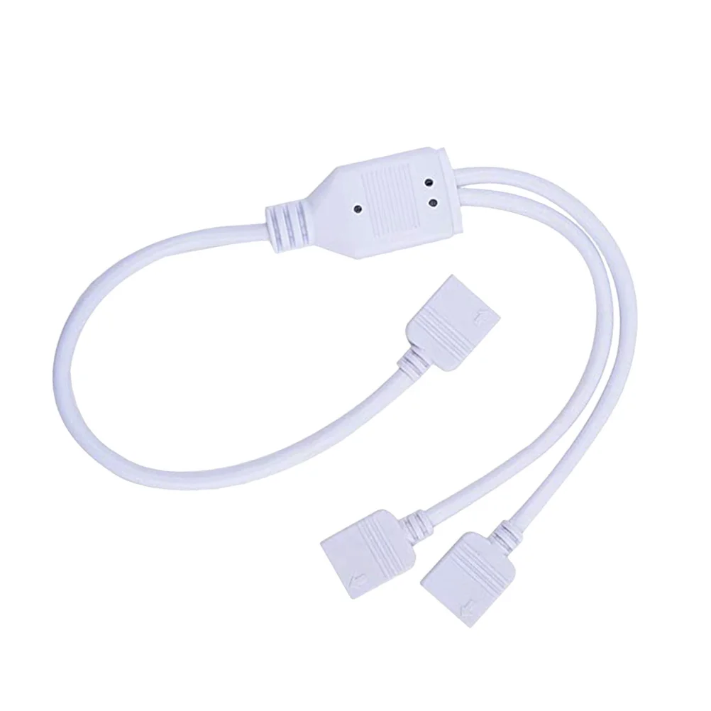 2 قطعة 1 إلى 2 منافذ 4 دبوس Led قطاع ضوء موصل 30 سنتيمتر Rgb الفاصل كابل ل مصلحة الارصاد الجوية 5050 3528 الشريط الإضاءة تمديد محول #2