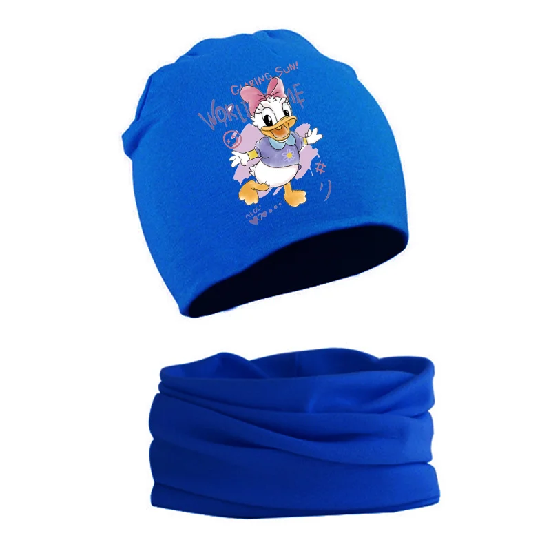 Ensemble de Chapeaux et Écharpe Disney pour Bébé, Accessoires pour Nouveau-Né, Doux et Confortables, Chaud, Coupe-Vent, Kawaii, Fille et Garçon