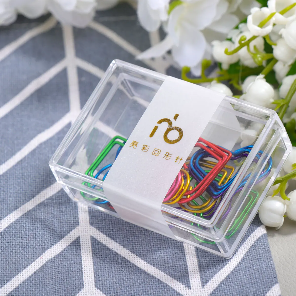 12pcs Heart-Shaped Paper Clips Premium Electroplated Metal Strong Clipping Force Colorful Creative Design For Note Photo