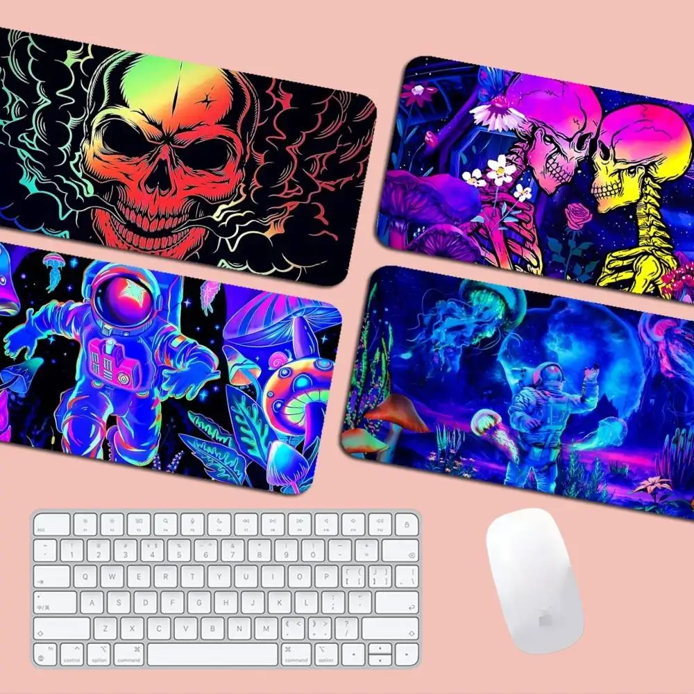 

Fluorescent Mushroom Wall Hanging Anti-Slip PC Gaming Mouse Pad Gamer Desk Mats Keyboard Pad Mause Pad Muismat