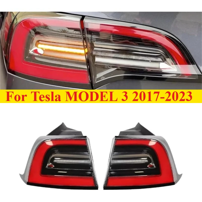 Tail Light Brake Light LED Rear Brake Lamp car accessories For Tesla MODEL 3 2017-2023 1502086-00-D 1502087-00-D