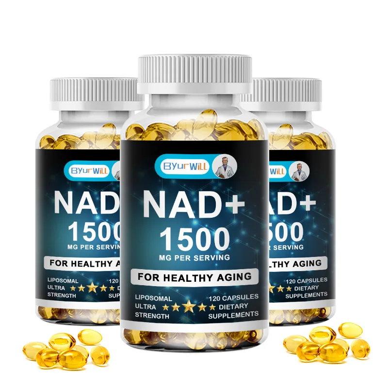 NAD Supplement for Brain Function, Anti Aging & Cell Regeneration, 1500mg, Supports Energy, Muscle | Nicotinamide Riboside