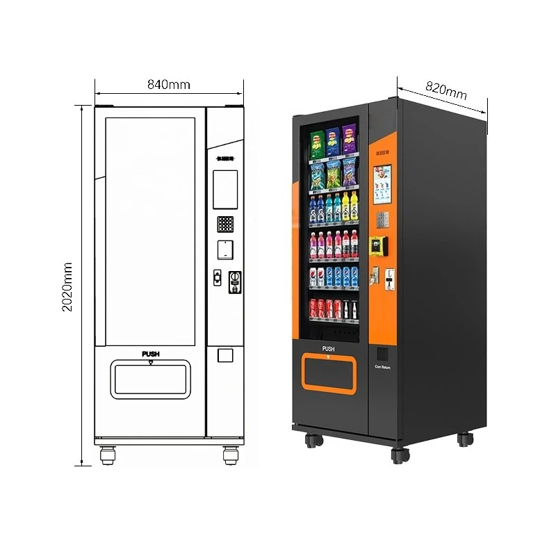 Subway Station Snack Vending Machine Fast Payment Response Shortens Waiting Time For Passenger Quick Snack And Drink Purchase