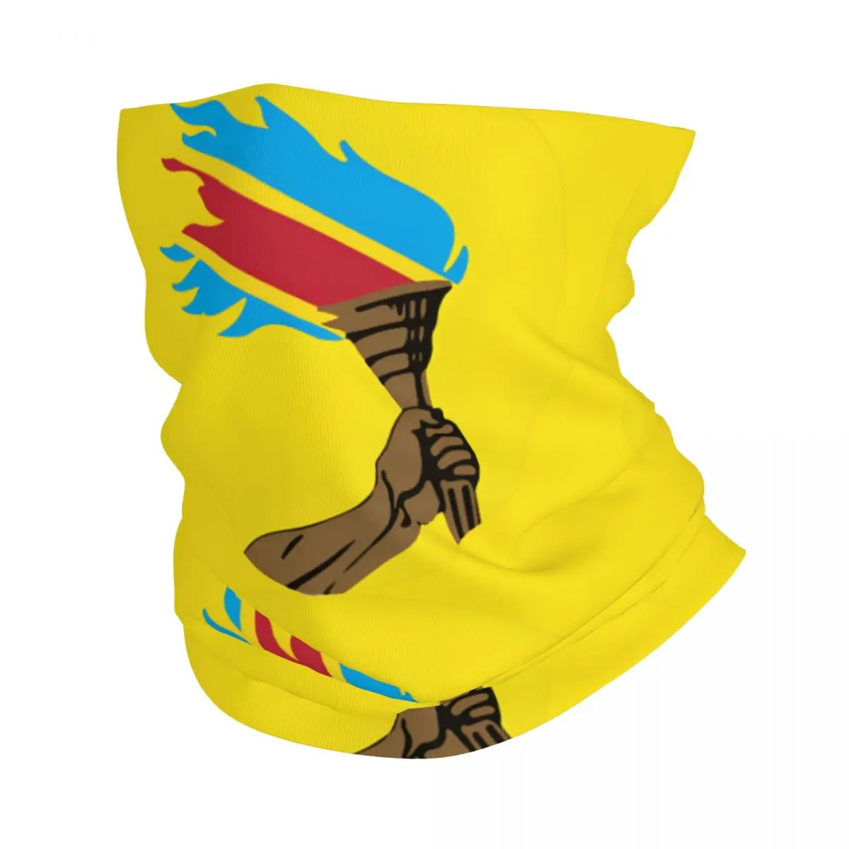 Congo Zaire Scarf Neckerchief Neck Face Mask Polyester