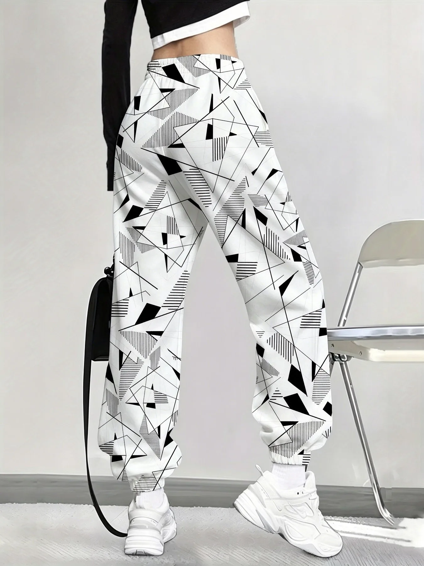 2026 autumn and winter new style street fashion casual comfortable easy-matching 3D pattern printed women's pants