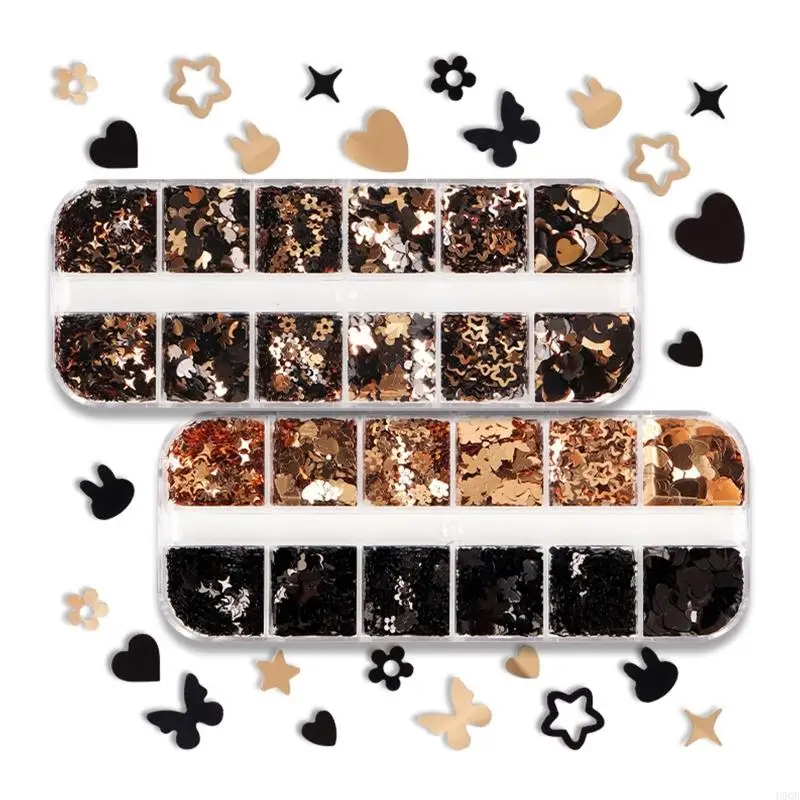 D5QB Epoxy Resin Mold Filler Glitter Art Stickers 3D Art Sequins Glitter for Epoxy Resin,Jewelry Making