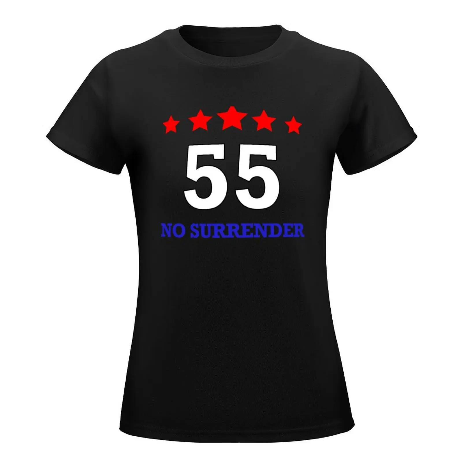 Rangers 55 T Shirt Blue T-Shirt female oversized Woman clothing