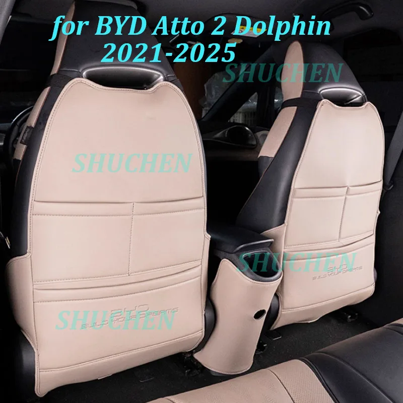 

Car Seat Anti-kick Pad for BYD Atto 2 Dolphin 2021-2025 Anti-dirty Rear Row Seat Back Kick Protector Interior Accessories
