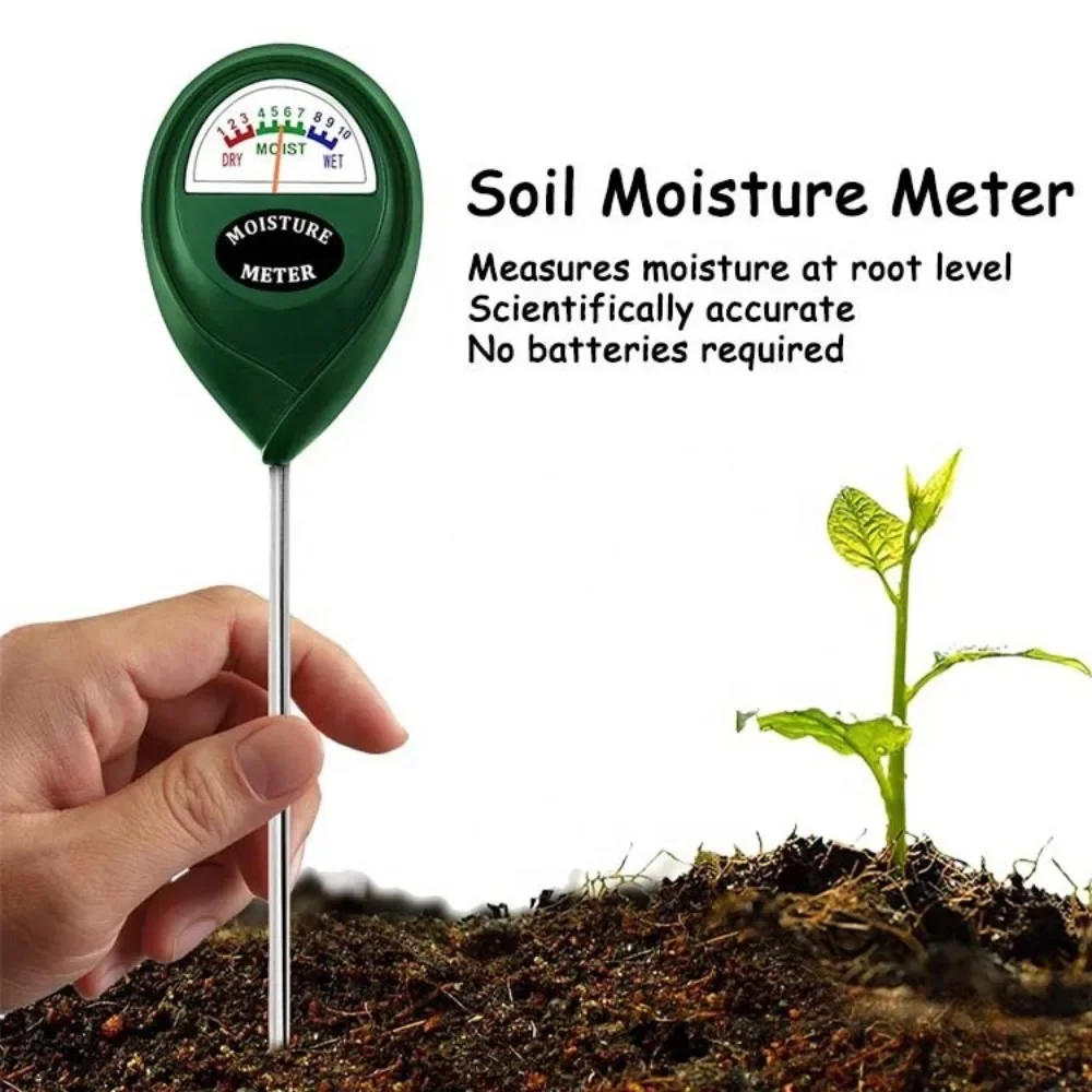 

Round Single PH Soil Moisture Meter Single Needle Soil Moisture PH Detector Flowers and Gardening Potted Plant Detector