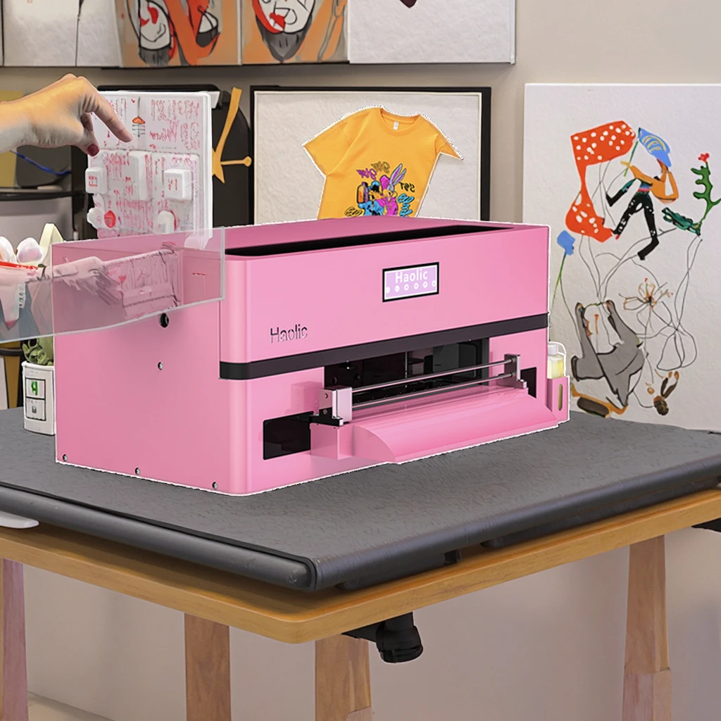2026 XP600 DTF Printer New Heat Press Inkjet Printing Machine For Cotton Polyester Blended Nylon With Pigment Ink