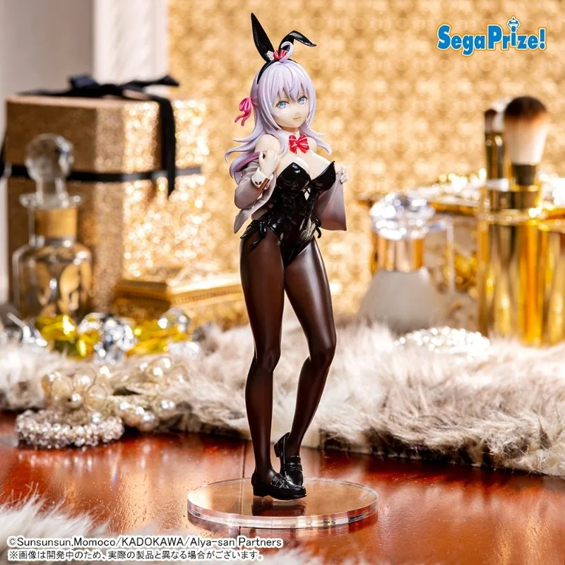 SEGA Genuine Alya Sometimes Hides Her Feelings in Russian Anime Character Alisa Kids Christmas Gift Collection Action Toys Model
