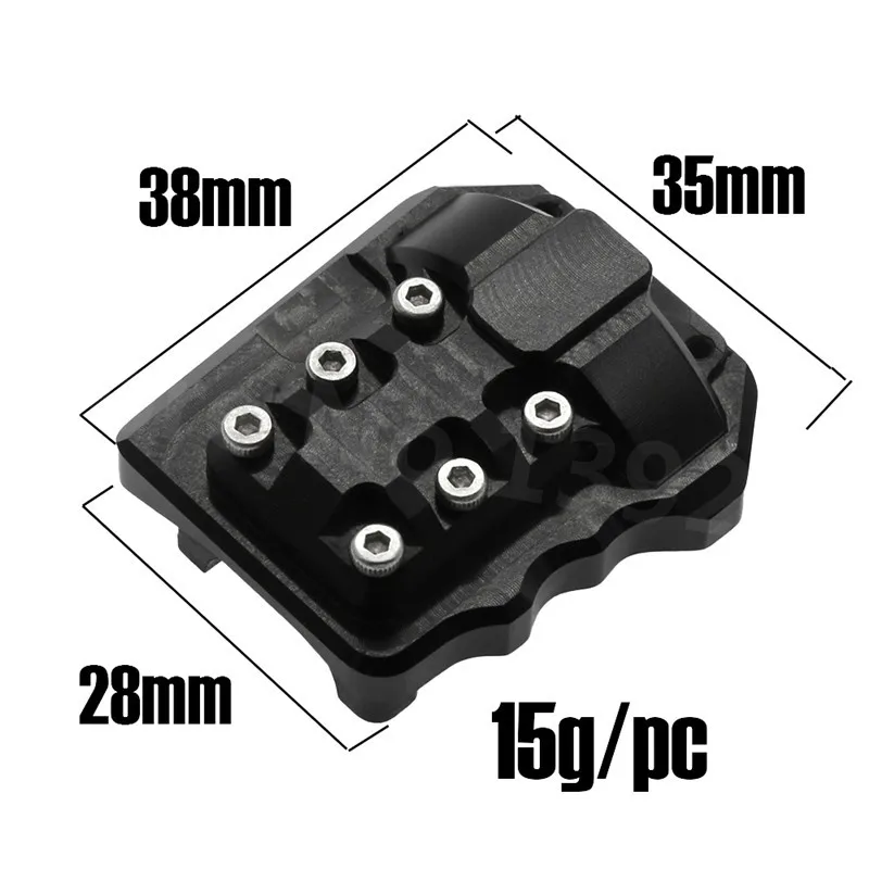 8280 Metal Front or Rear Axle Bridge Differential Cover for 1/10 RC Crawler Cars Traxxas TRX4 TRX-4 Model Climbing Spare Parts