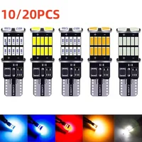 10/20 piezas W5W Led Canbus T10 194 lámparas de coche sin Error 26SMD para luz de marcha atrás de coche accesorios interiores lámpara trasera 6000K IP67