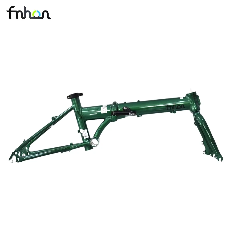 

Fnhon Zephyr Alloy 6061 Folding Bike Frame Fork 16" 305 349 Disc V Brake Foldable Frameset Bicycle Parts