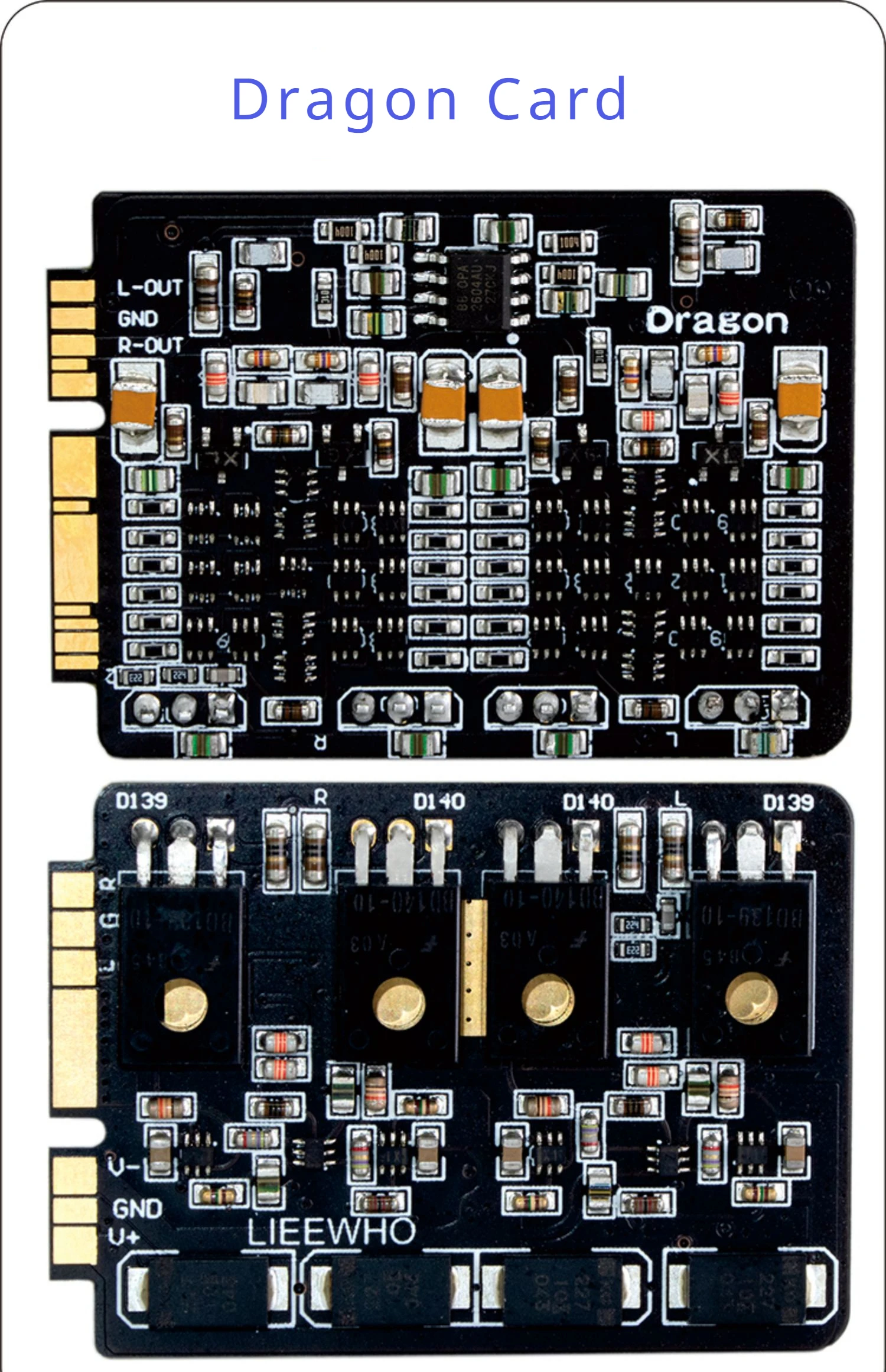 Full discrete headphone amplifier card HM901R U S 802 650 dedicated