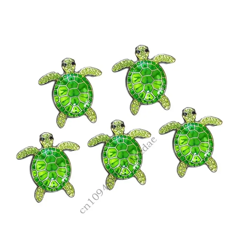 Tortoise Themed Car Vent Air Freshener Clips Pack Of 5 with Universal & Strong Alloy Car Air Vent Clips for Travel 