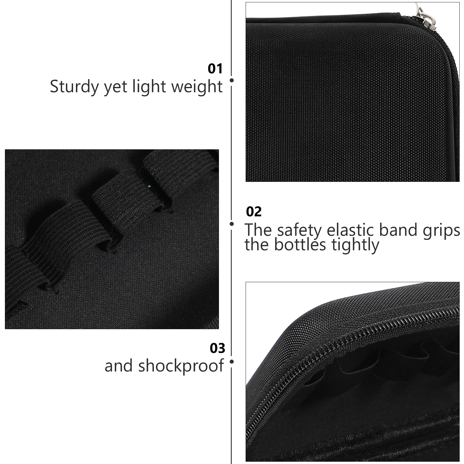 

10 Slots Essential Oil Carrying Case Roller Bottle Holder Portable Travel Storage Organizer Waterproof Shockproof Lightweight