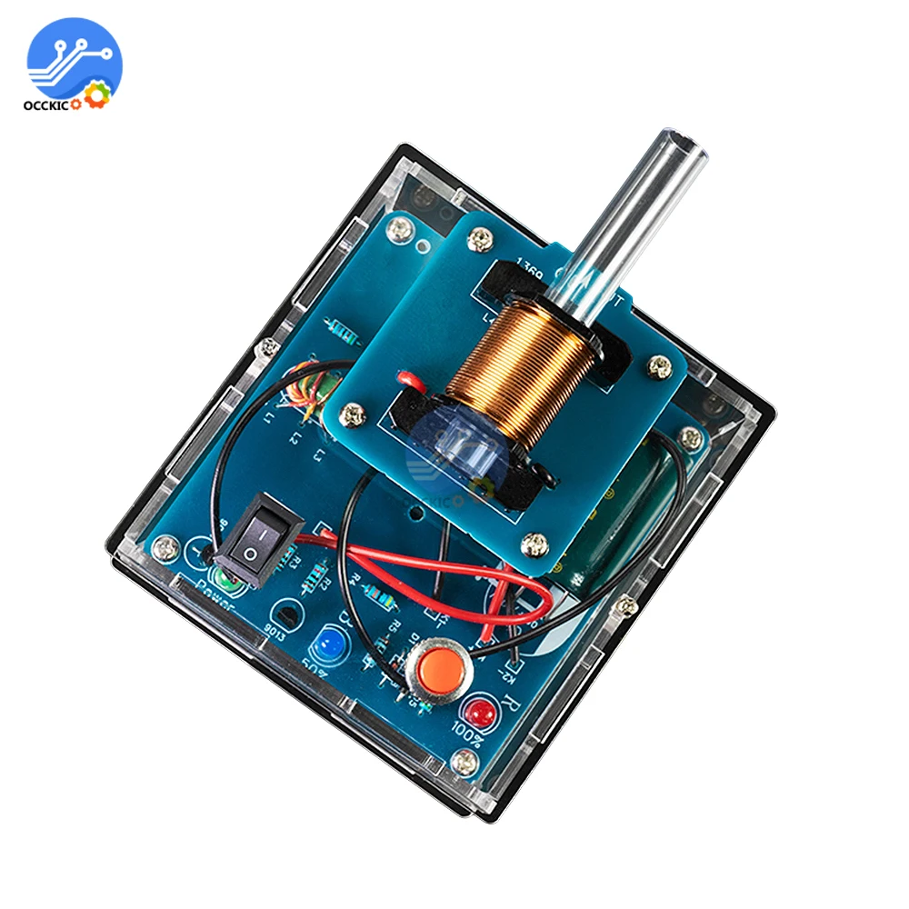 DC3V Kit elettronico trasmettitore magnetico elettrico fai da te con circuito di indicazione del livello gioco di tiro parti di esperimenti