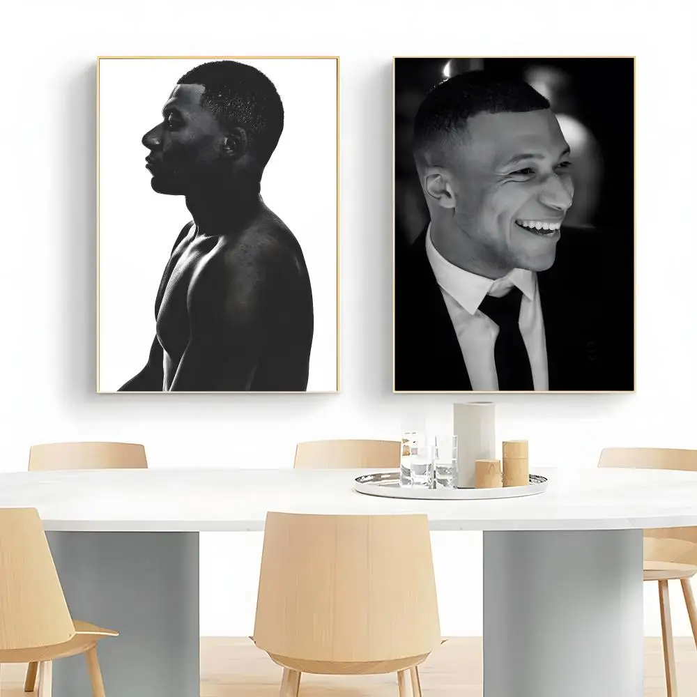 Dynamic Celebrity K-Kylian Mbappe Poster Wall Art Print Decorative Mural Home Decor Gift Unframed