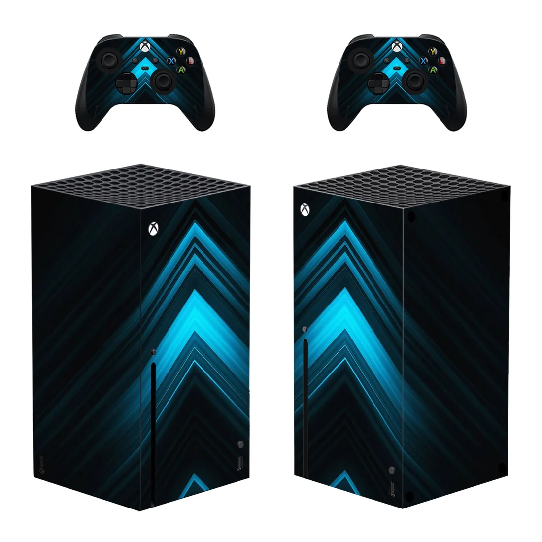 Geometry Style Xbox Series X Skin Sticker for Console & 2 Controllers Decal Vinyl Protective Skins Style 1