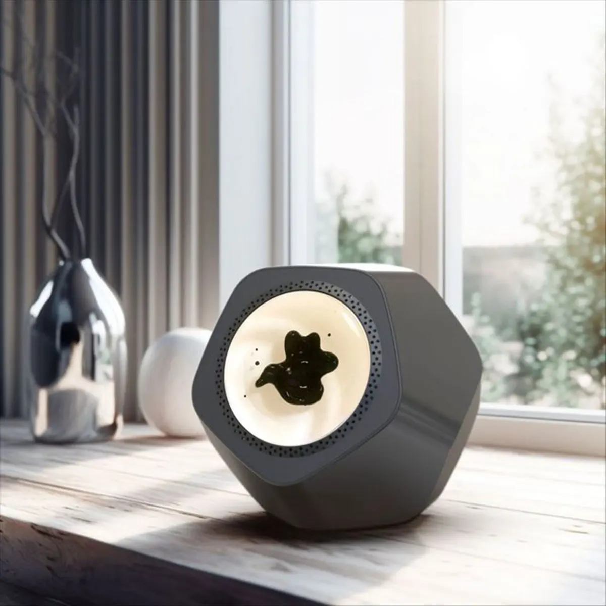 

AABFK Anti-Gravity Magnetic Audio Wireless Bluetooth Subwoofer Computer Desktop Speaker Visual Rhythm Technology A US Plug