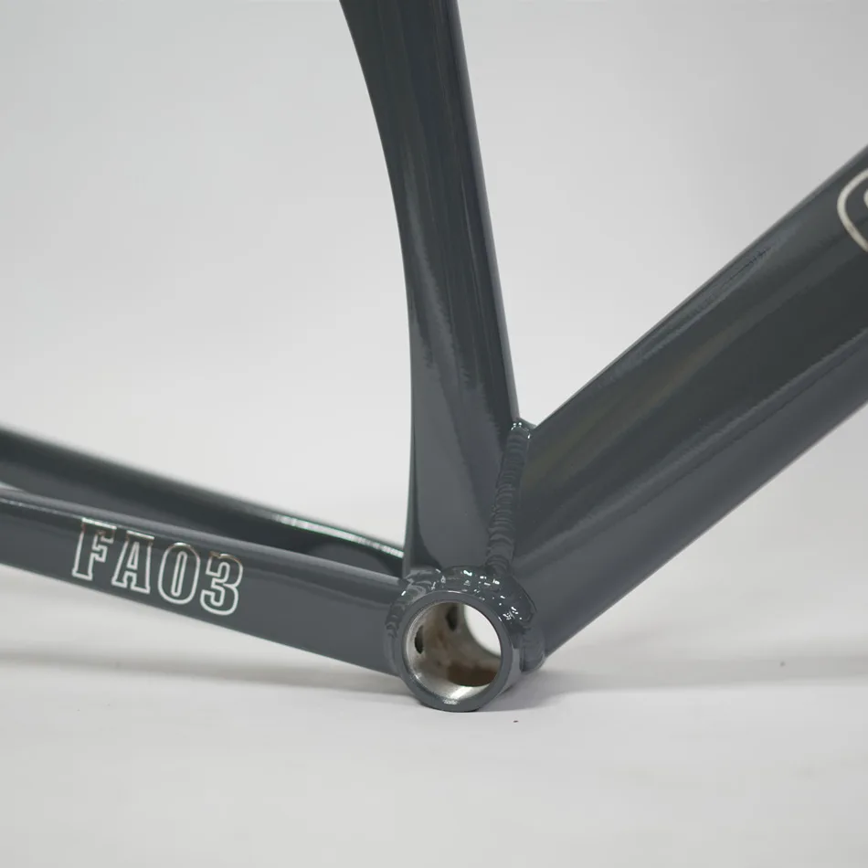 Last 3 pcs SEABOARD FA03 Fixed Gear Bicycle Frameset Carbon Fork 700C Single Speed Track Bike Aluminum Alloy Frame 55/58CM - view 5