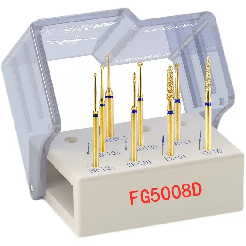 

Dental Pulp Cavity Access Kit FG5008D Open Pulp Bur Preparation Dental Tools for Dental Pulpotomy