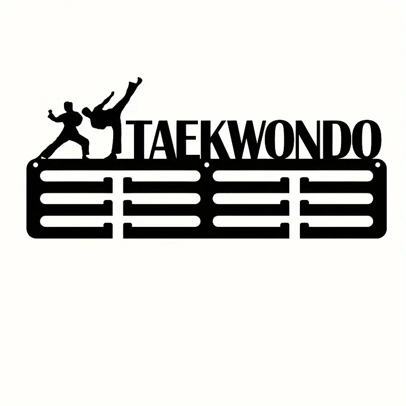 A Simple Metal Display Stand, Specifically Designed for Taekwondo Medals, Does Not Require Electricity or Feathers, Making It Perfect for Home, Office, and Outdoor Decoration, and Is Ideal for Displaying Medals, Clothing Ribbons, and Gifts - Height 30.0cm