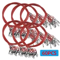 60pcs red