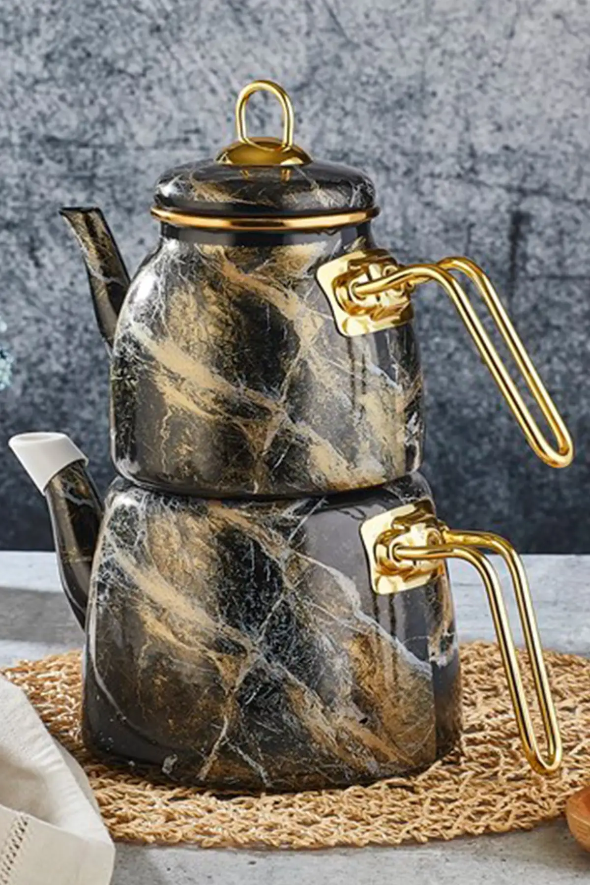 -Elite Class Thick Marble Teapot Rulofiterol