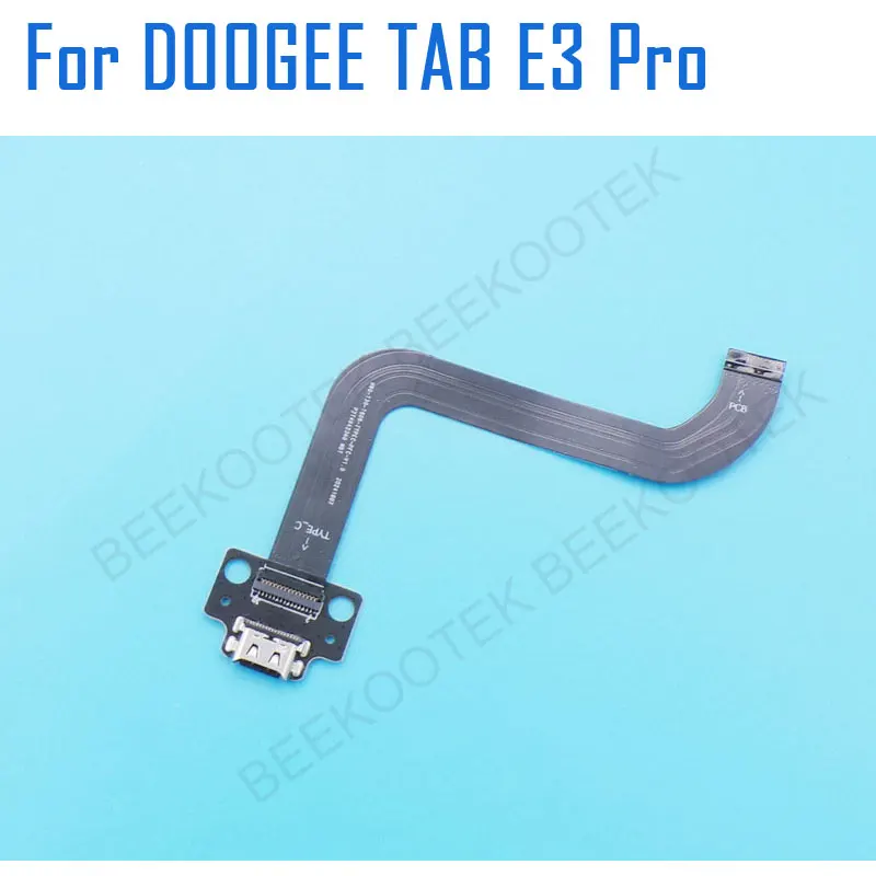 Original DOOGEE TAB E3 MAX TAB E3 Pro USB Board Base Charging Port Board With Transfer Cable FPC For DOOGEE Tab E3 Max Tablet