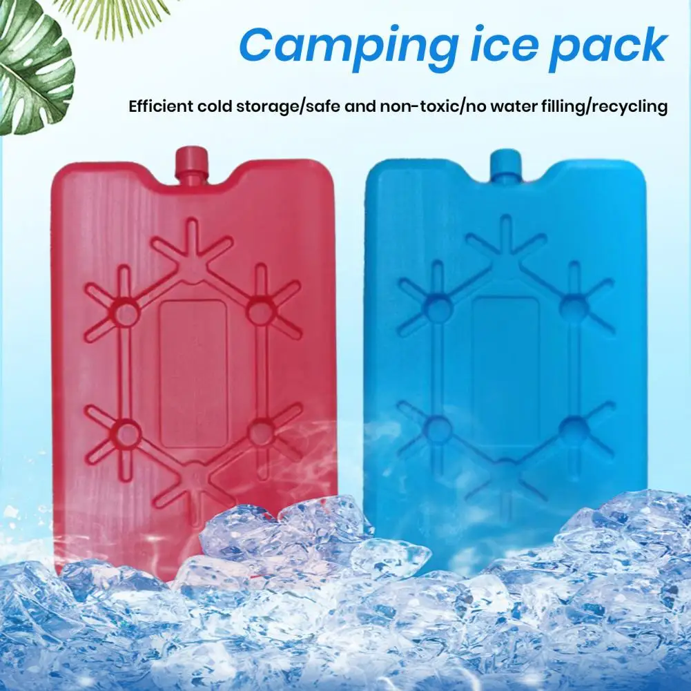 200ml Large Freezer Pad Food Grade BPA Free Assorted Color Freeze Board Block Camping Picnics Hiking Reusable Cooler Box