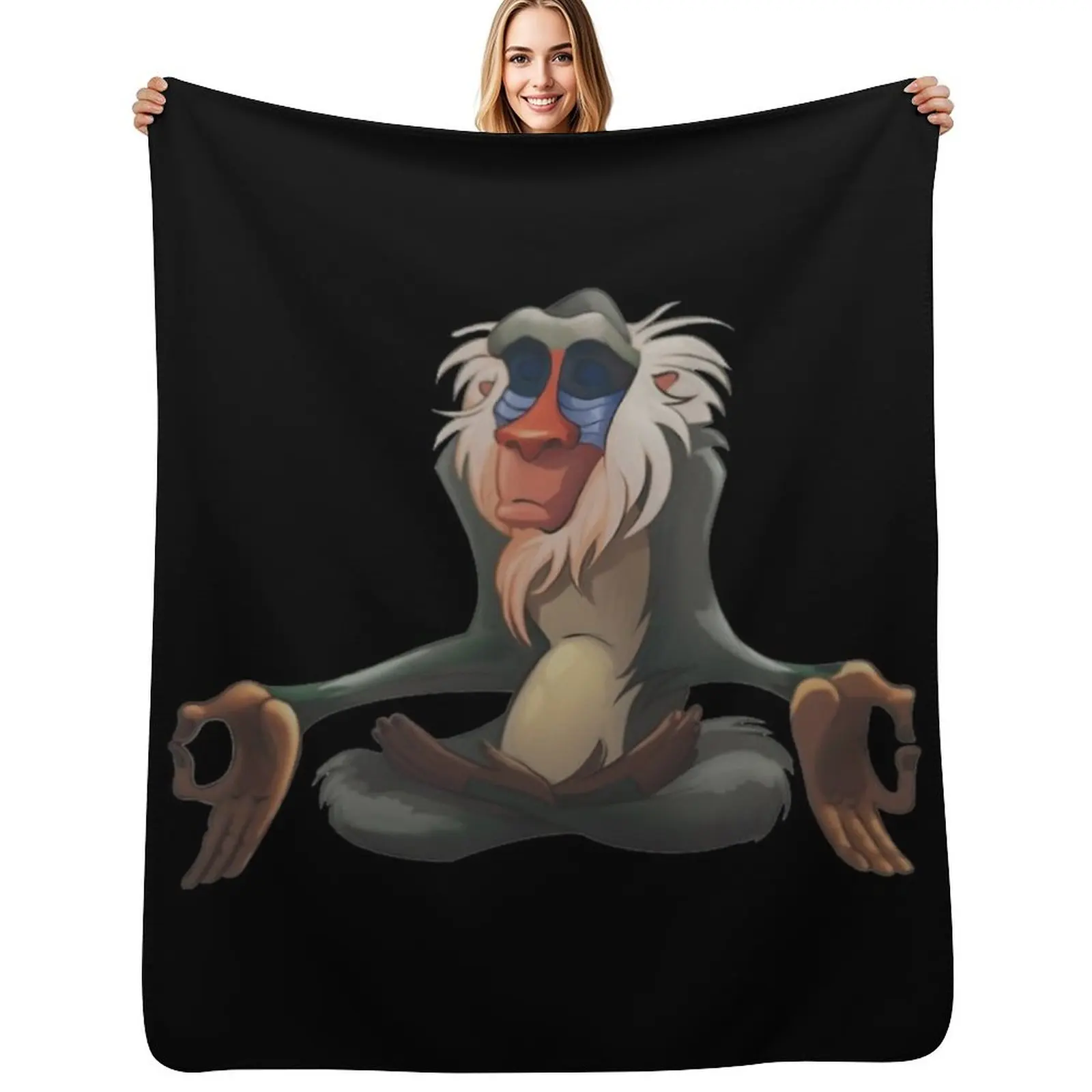 

Rafiki Classic Throw Blanket Soft Bedroom Blanket for Night Sleeping