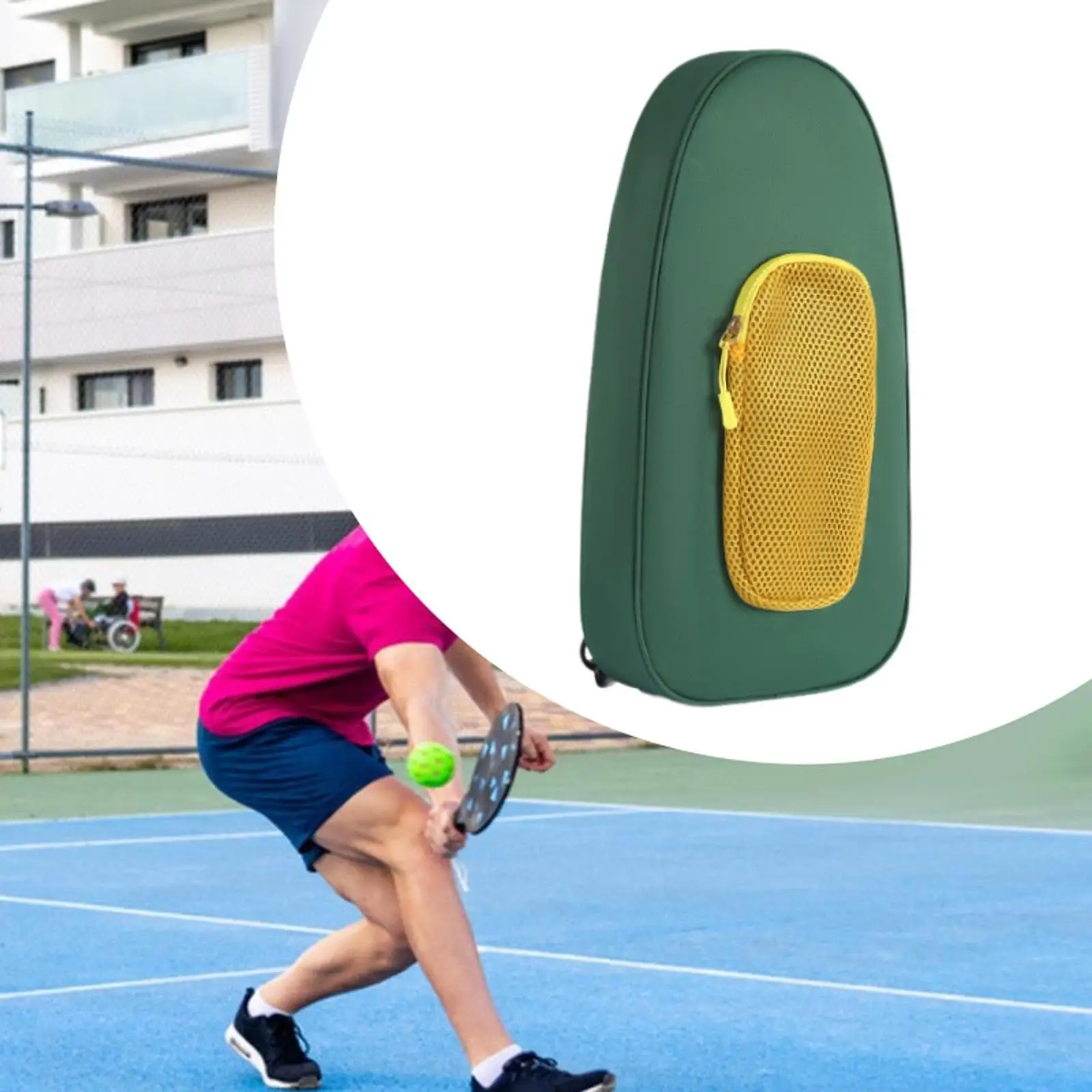 

Pickleball Bag Tennis Racket Bag Built in Pocket Casual Daypack with Zipper Beginners Racquet Carrying Bag Pickle Ball Bag