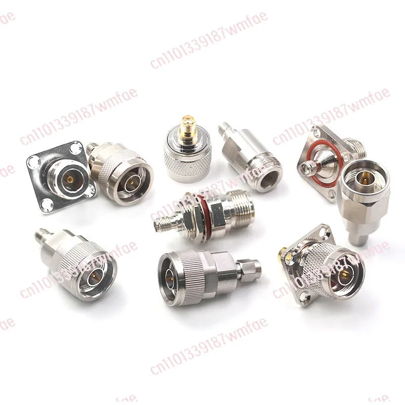 1PCS High frequency test N to SMA adapter 18GHZ network branch adapter N male and female to SMA male and female stainless steel