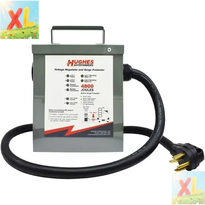 

Hughes Autoformers RV220-50-SP, Voltage Booster with Surge Protection, 50 Amp