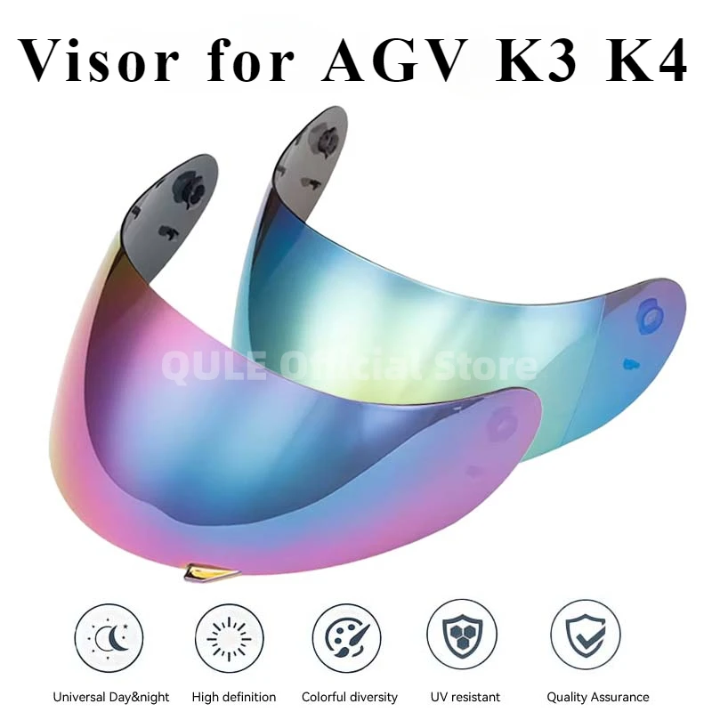 

Защитный козырек Visera Casco для мотоциклетного шлема, защита от солнца для AGV K3 K4, аксессуары для мотоциклов