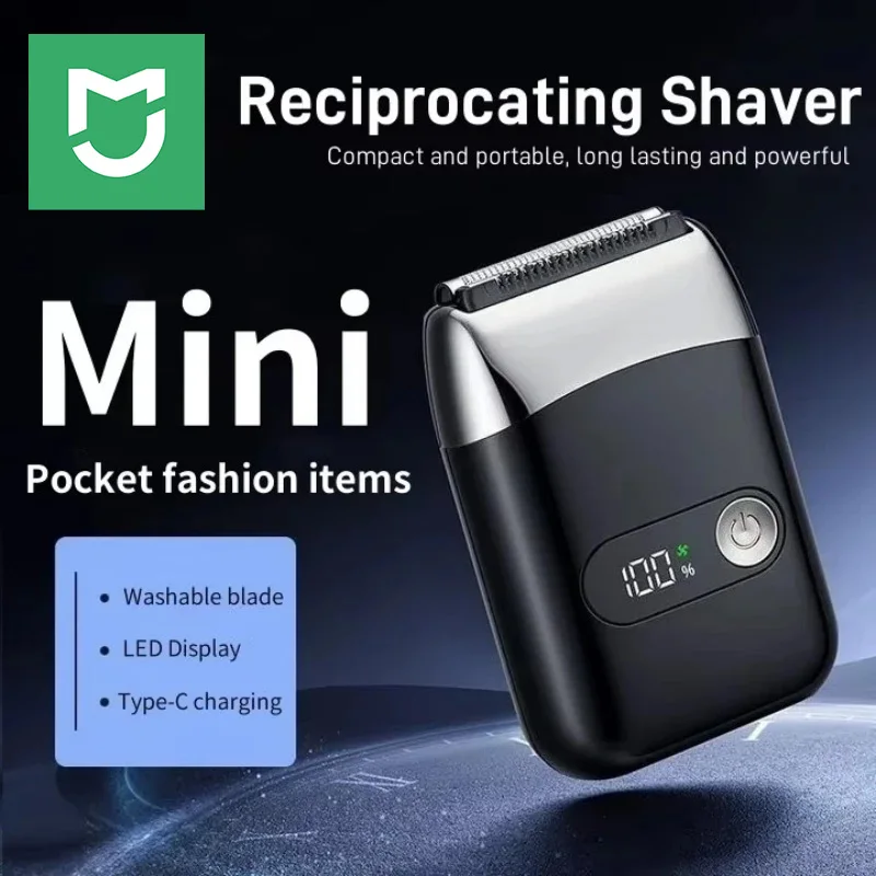 

Электробритва Mijia водонепроницаемая, беспроводная, с USB-зарядкой, для мужчин, триммер для бритья