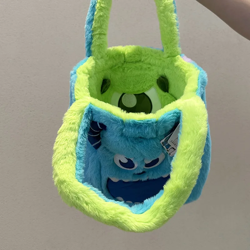 Cute and Fun Cartoon Unisex Shoulder Bag for Kids Sulley Sullivan Monster Theme - Birthday Gift Ideal for Home Decor and Display