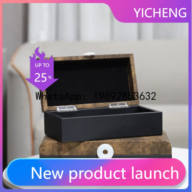 

Кожаная шкатулка для украшений, настольный органайзер, контейнер для хранения, органайзер для косметики с мраморным узором в стиле колор-блок, аксессуары для домашнего декора