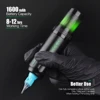 Dragonhawk X5 무선 배터리 문신 펜 4.0mm 스트로크 LED 디스플레이 브러시리스 모터 바디 아트 영구 화장 기계 6