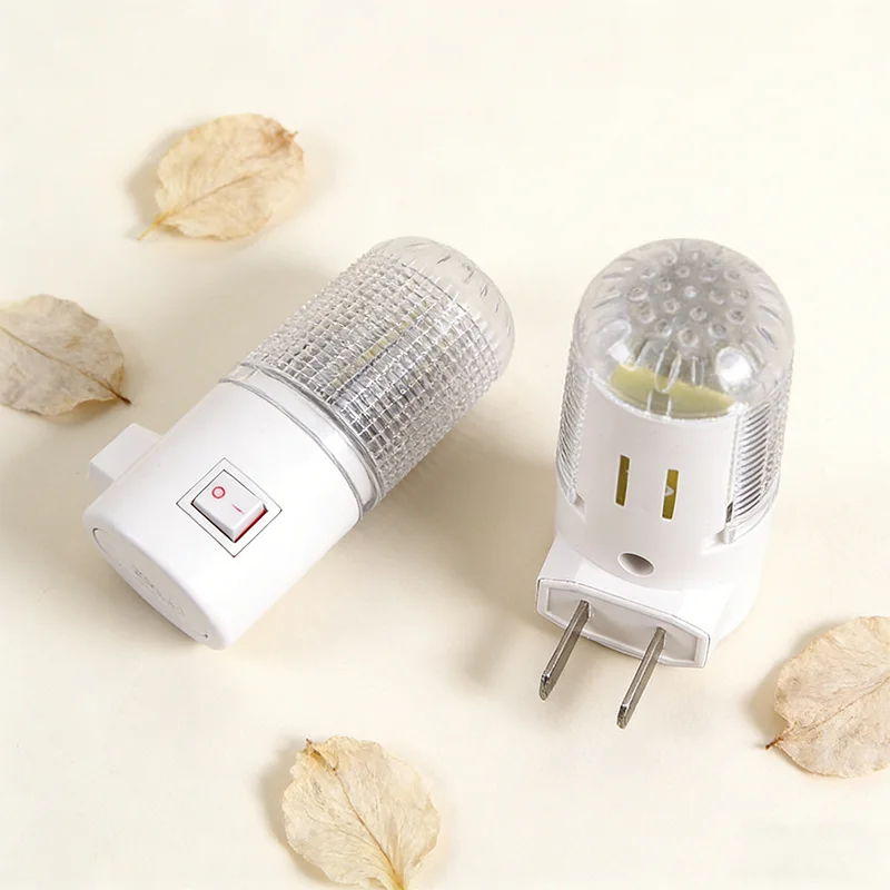 

Indoor Socket LED Night Light Wall Lamp for Baby Feeding Bedside Hallway Stairs Cabinet Closet Plug in Night Lighting