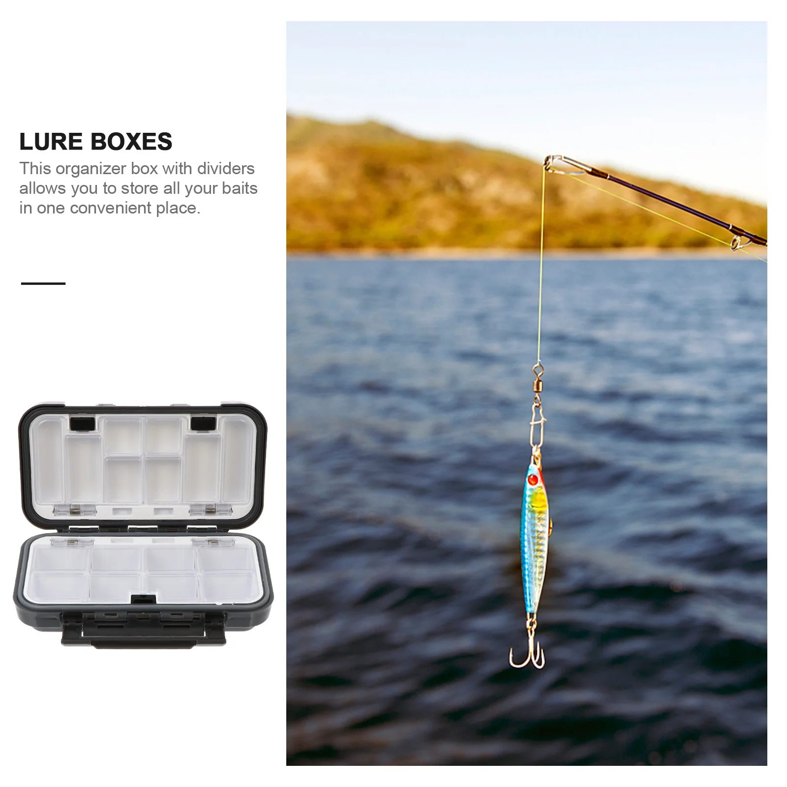 

Portable Lightweight Medicine Organizer Storage Container For Pills Travel Home Office Outdoor Multi-Functional Pill Case For