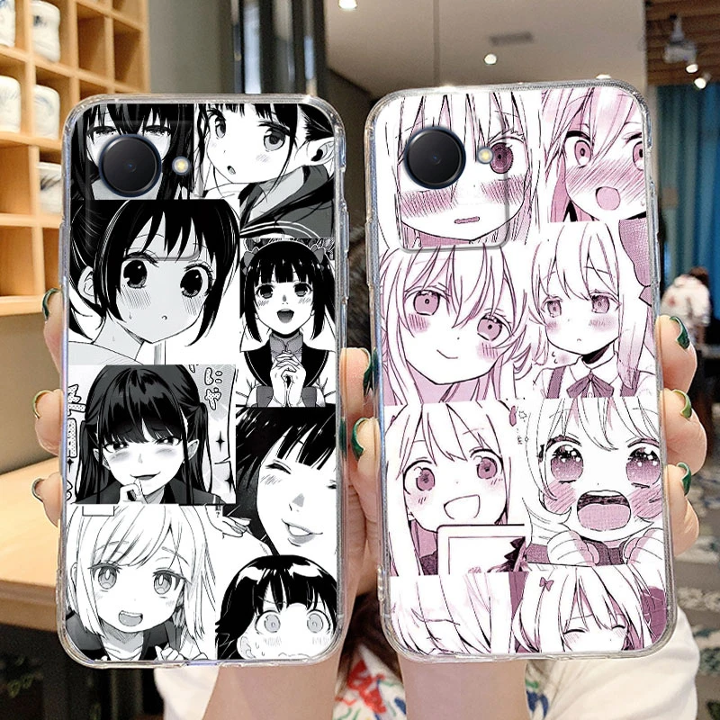 For Realme C30 C30S Case NARZO 50i Prime Phone Cover Japan Girls Cartoon Anime Coque Soft TPU Clear Fundas For OPPO Realme C30