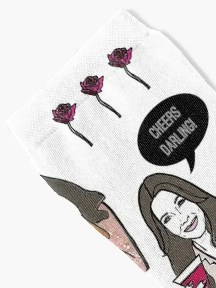 جوارب جميلة باللون الوردي مضادة للانزلاق لكرة القدم شفافة جديدة للرجال والنساء